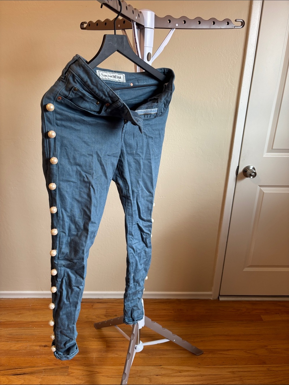 Tu es mon TRÉSOR Slate Blue Denim Jeans